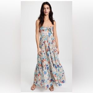 NWT Zimmerman Clive Tie front Midi Dress